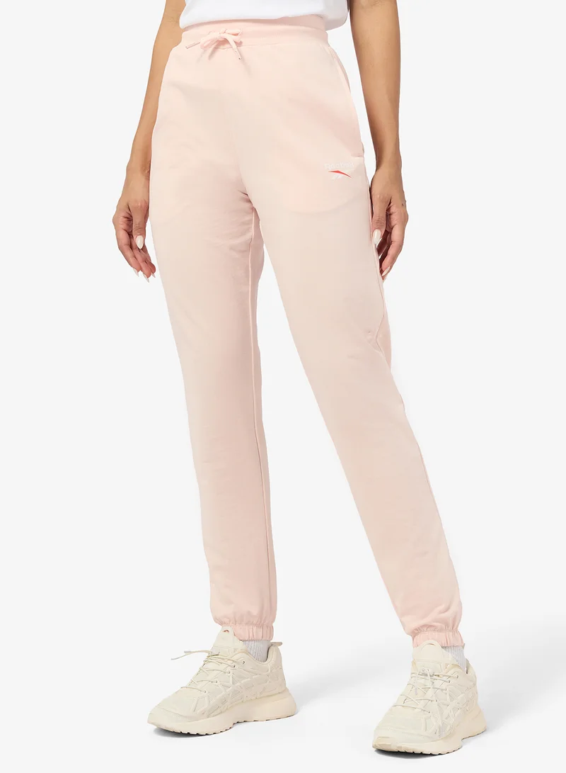 ريبوك بنطلون فرنسي تيري بشعار صغير